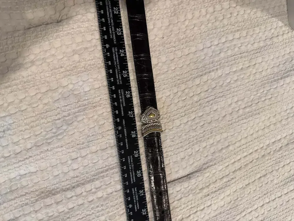 Brand: Brighton (Vintage 90s High Waist Silver and...